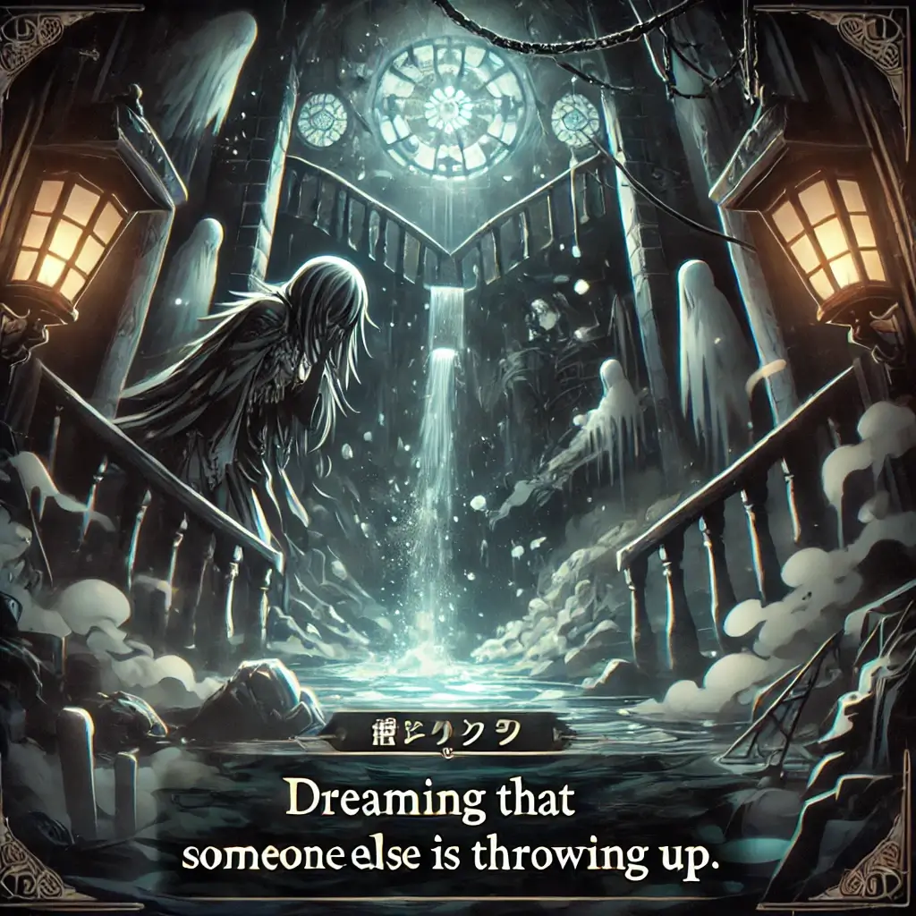 남이 토하는 꿈 해몽