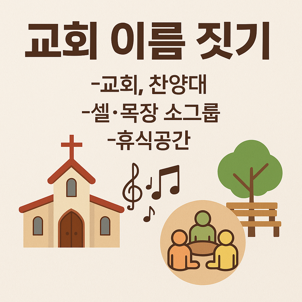 교회 이름 짓기