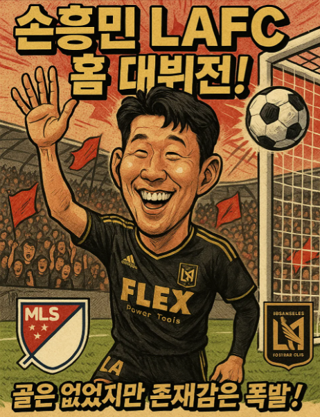 손흥민의 LAFC 홈 경기 데뷔전