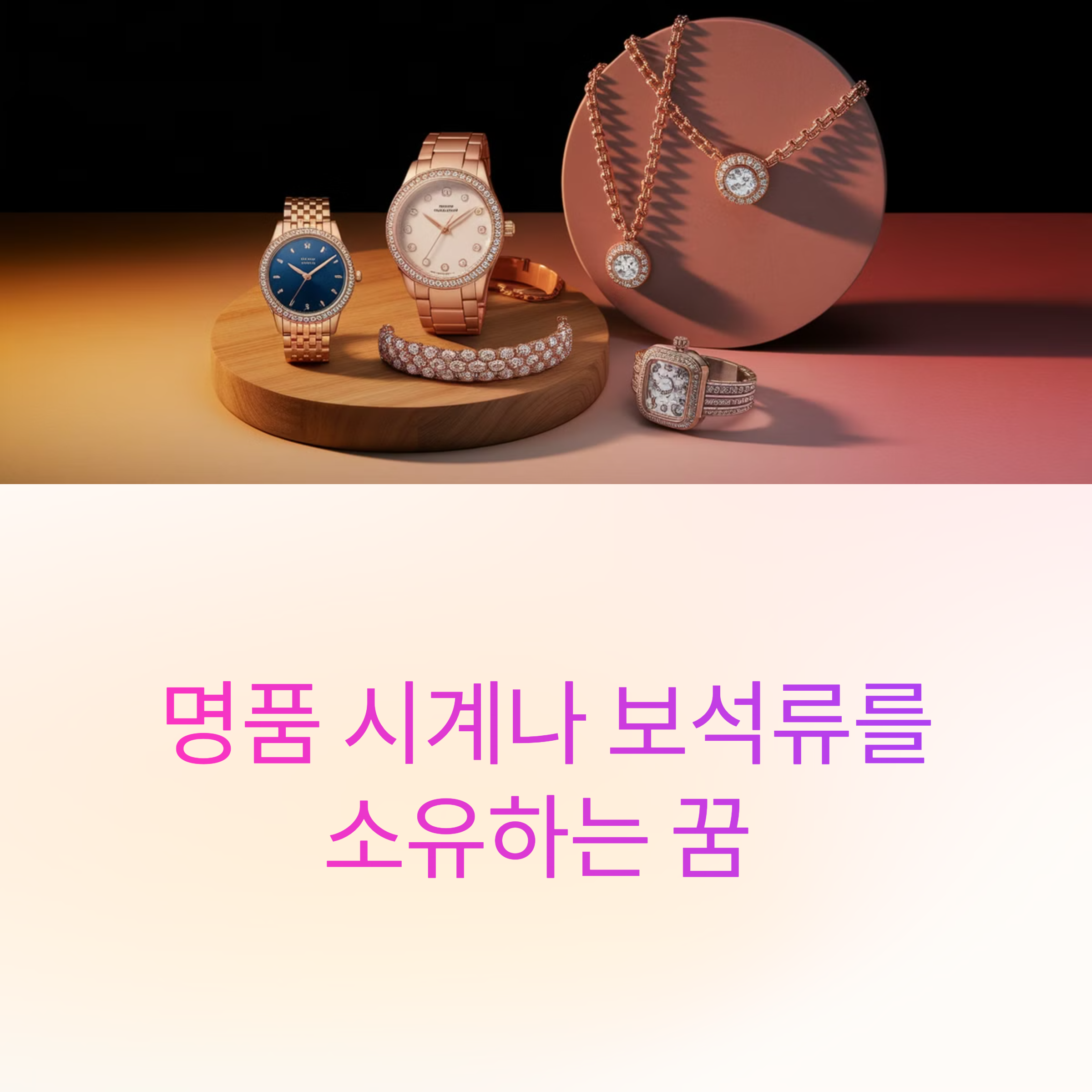 명품 시계나 보석류를 소유하는 꿈