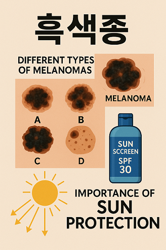 흑색종 피부암의 증상