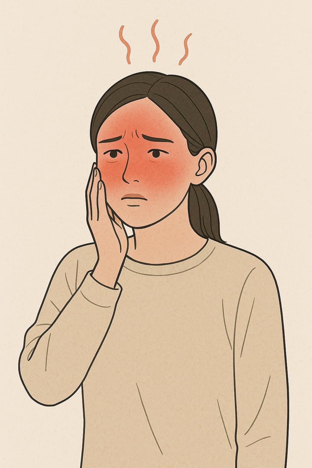 얼굴에 열감을 자주 느끼는 체질