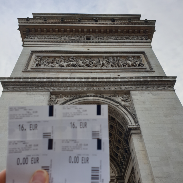 프랑스 에투알 개선문 입장권 현장 발권