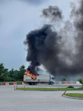 평택제천고속도로 화재