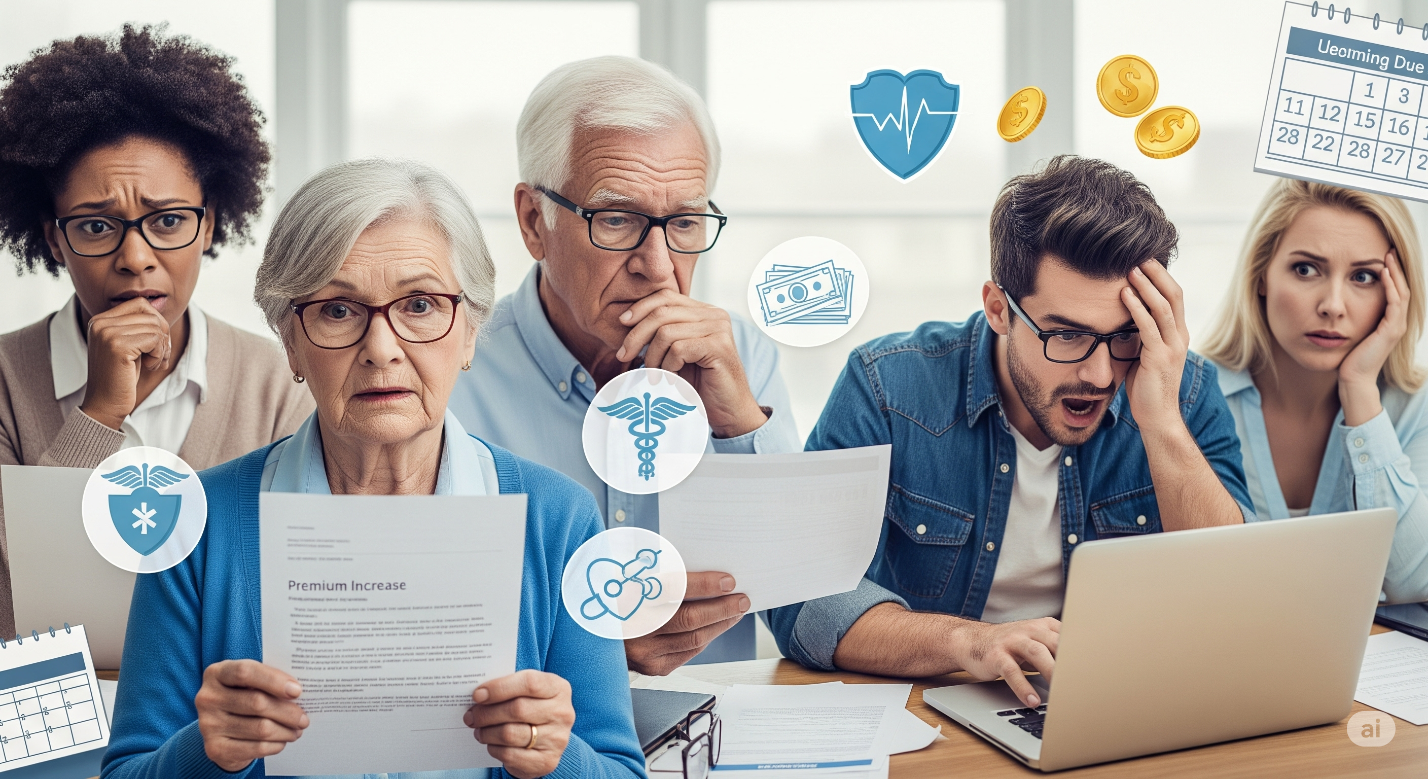 "건강보험료 개편: 은퇴자&middot;프리랜서 부담 급증"에 대한 이미지입니다.