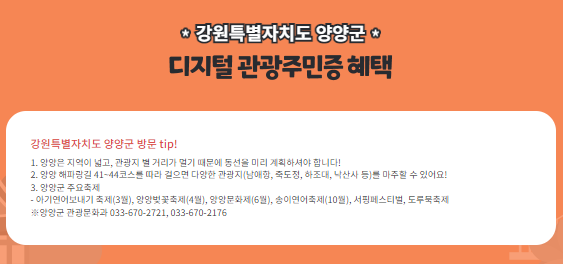 디지털 관광주민증 발급 방법 및 혜택 안내