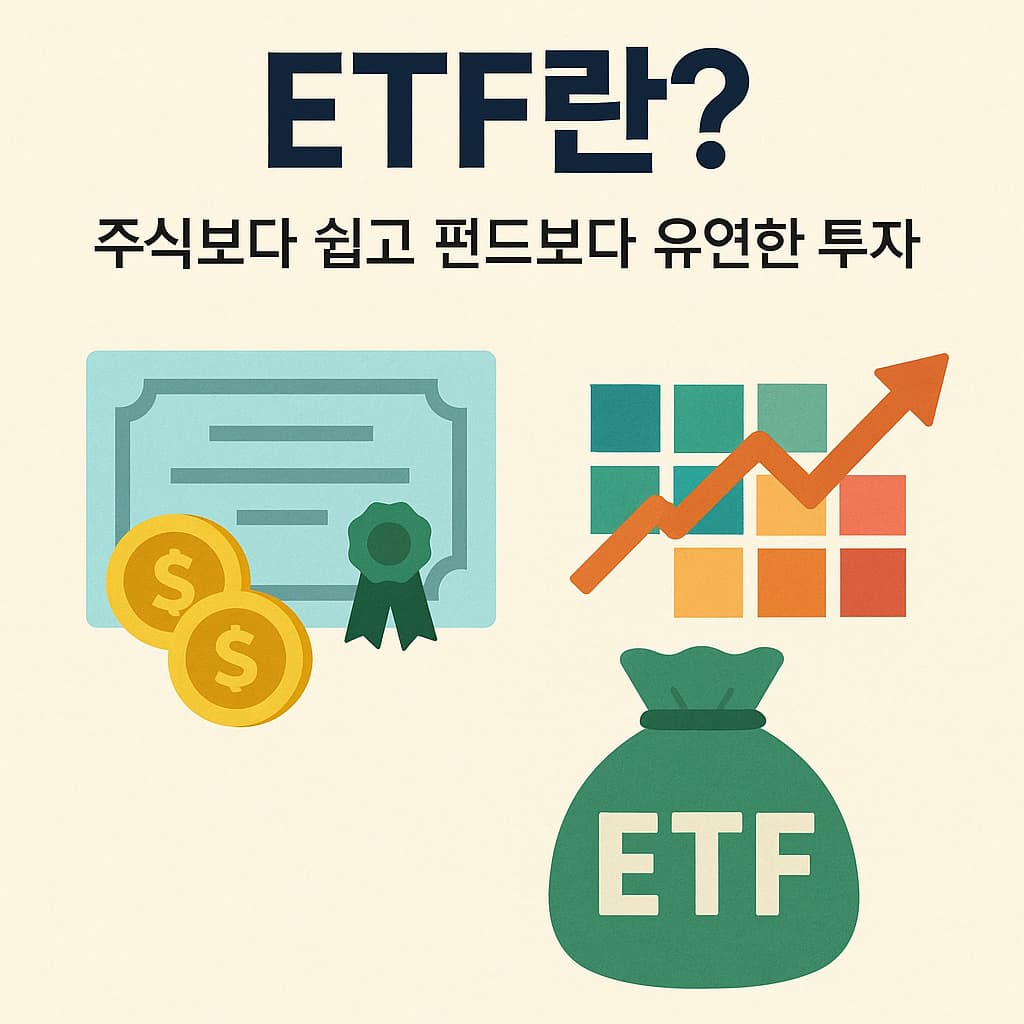 ETF란? 주식보다 쉽고 펀드보다 유연한 투자 방법