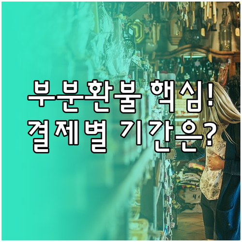 위메프 특가 상품 부분 환불 기간 결..