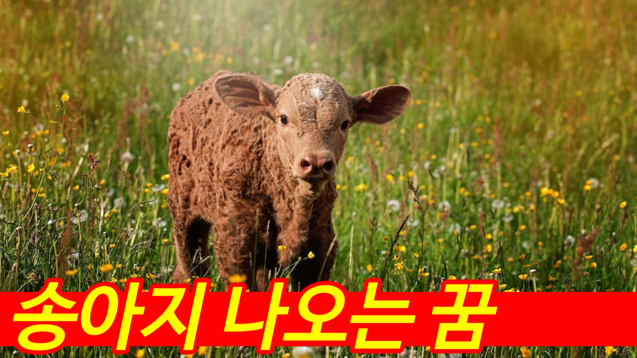 송아지 나오는꿈, 얼룩송아지