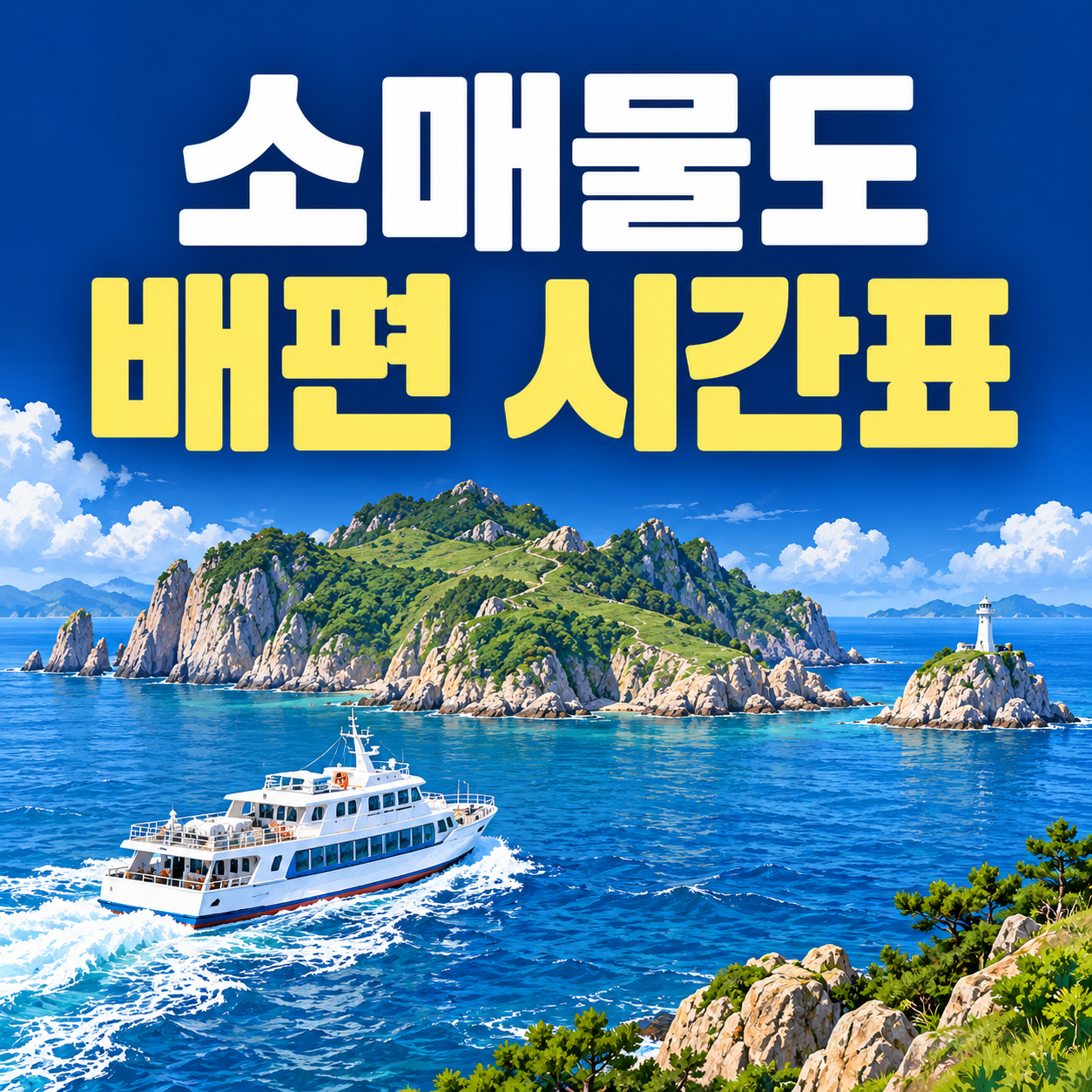 통영 소매물도 배편 시간표|왕복 예약·등대섬 방문 전 확인사항