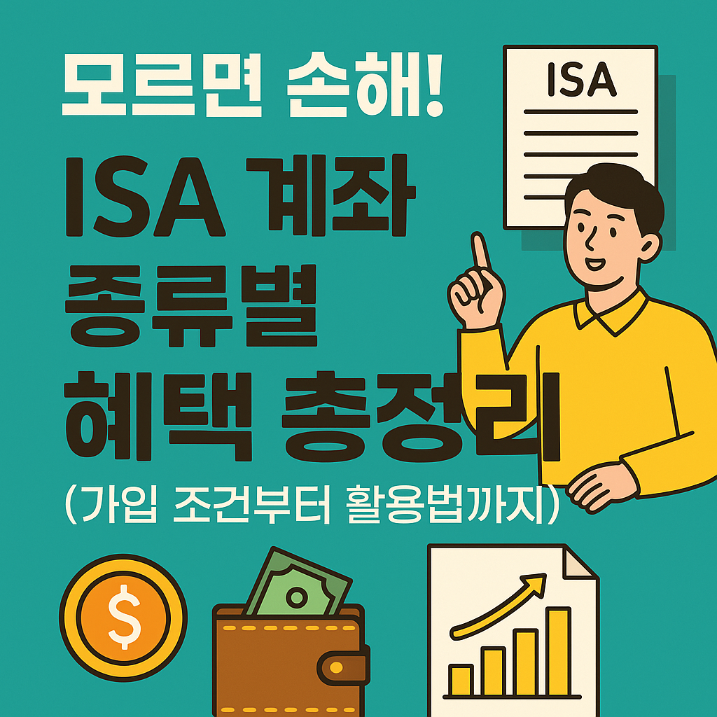 ISA 계좌 세금 절약 가이드 이미지