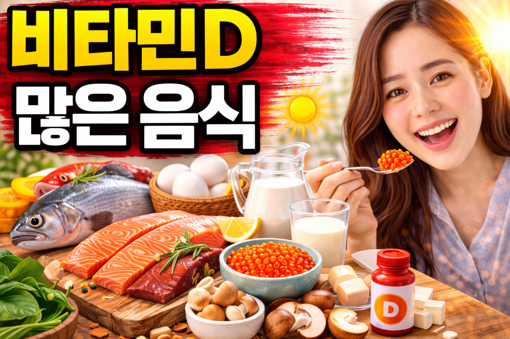 비타민D 많은 음식