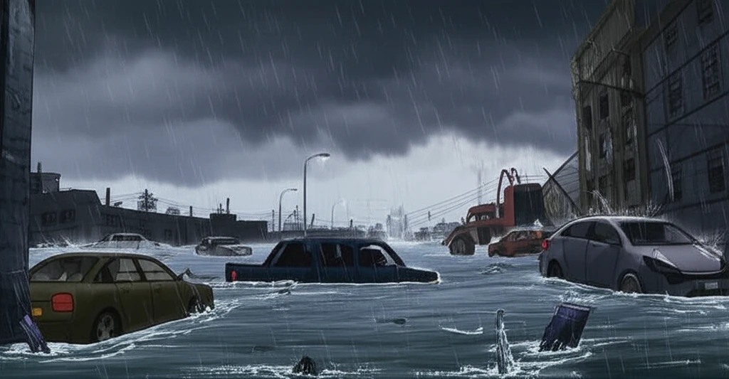 폭우 속 전기차 침수, 누구 책임? ..