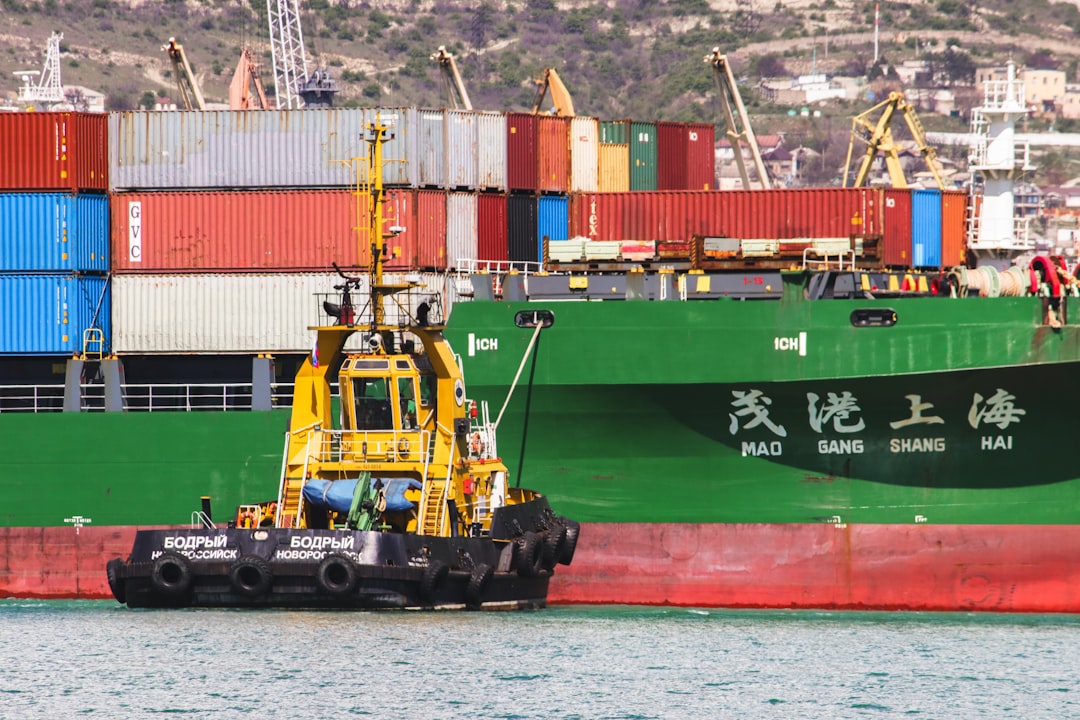 Cargo ship.