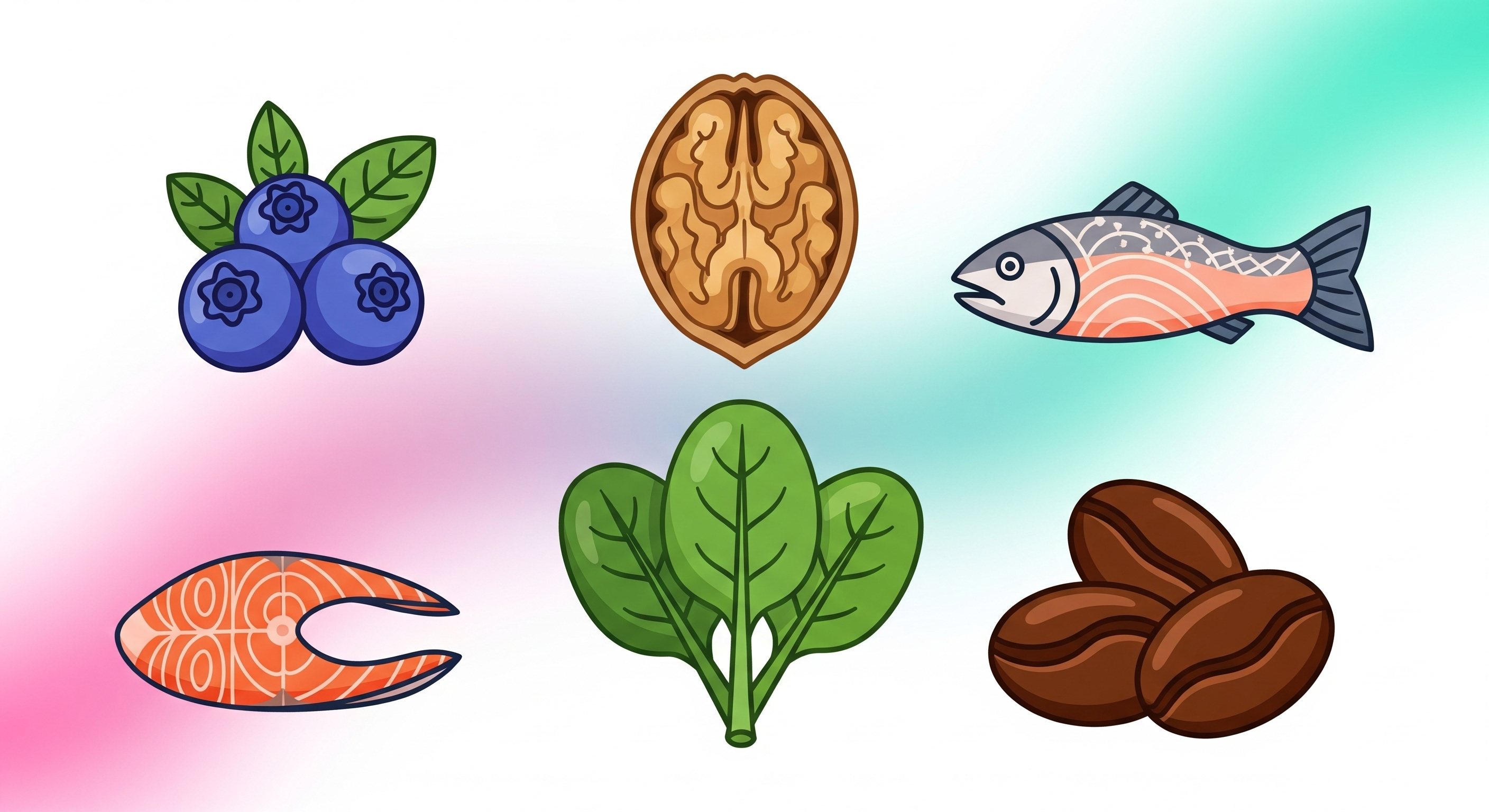 "집중력: 두뇌 활성화를 위한 기능성 식품들"에 대한 이미지입니다.