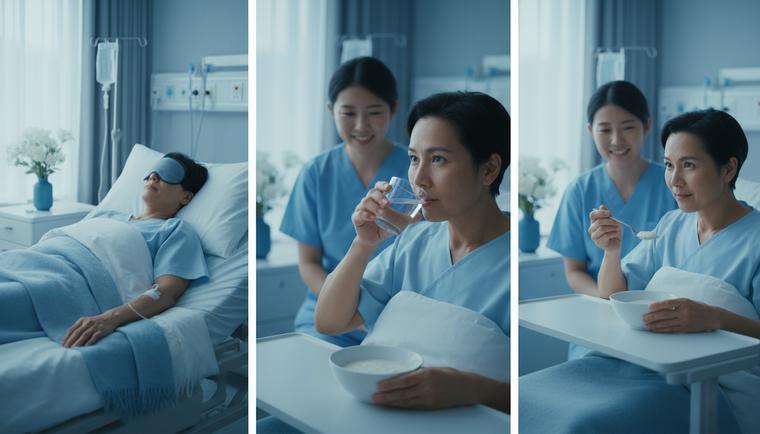 수면 위내시경 후 식사