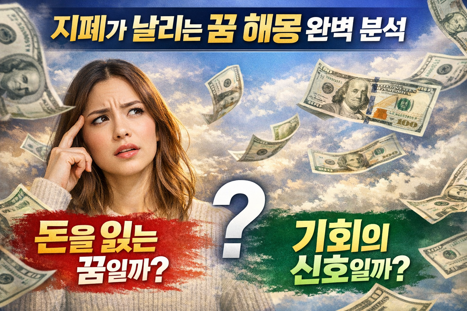 지폐가 날리는 꿈