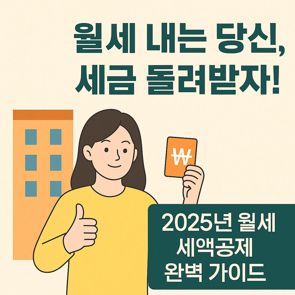 2025년 월세세액공제 신청방법