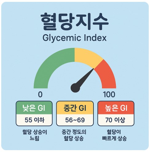 혈당 지수 안내 이미지