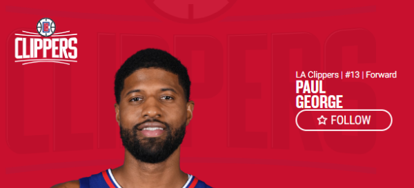 LA 클리퍼스 폴 조지!!