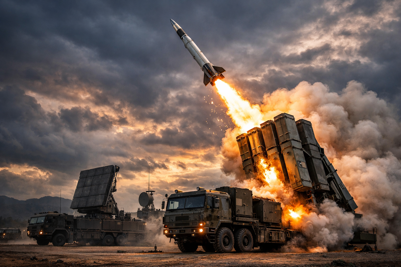 천궁 미사일 방공 시스템 한국형 중거리 지대공 미사일