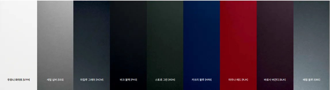 유광색상