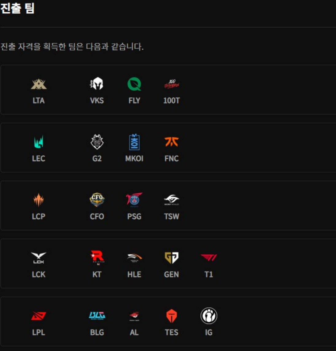 2025-롤드컵 -일정