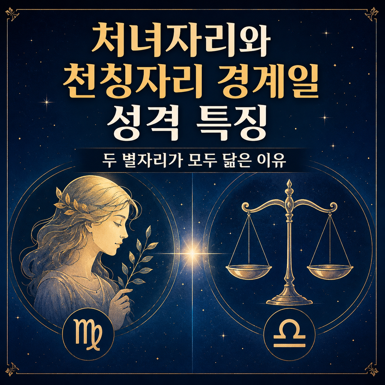 처녀자리와 천칭자리
