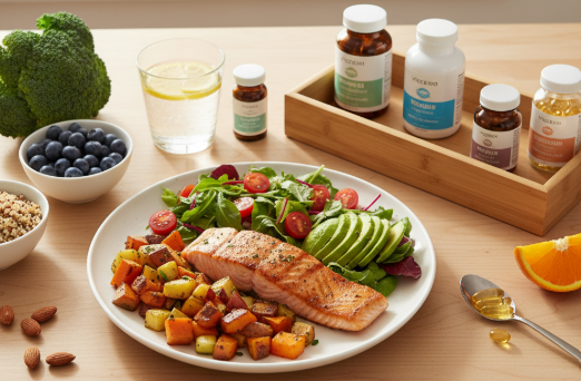 건강한 식단, 비타민 보조제