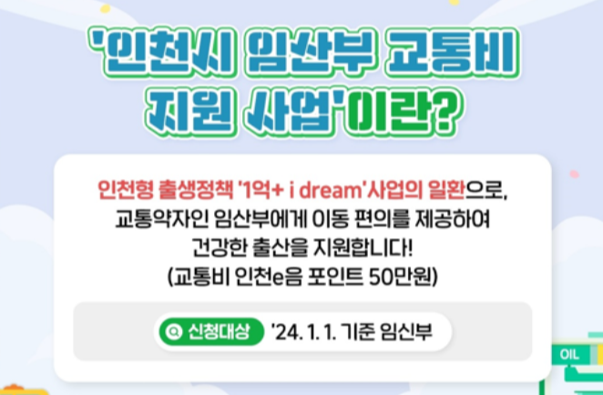 임산부 교통비 지원 사업설명