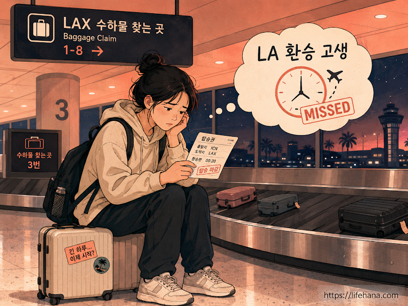 2026년 미국 LA 시애틀 공항 짐 없는 환승 서비스 이용방법