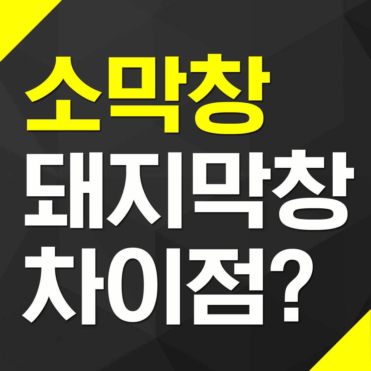 소막창 돼지막창 차이점 칼로리 영양성분 구분