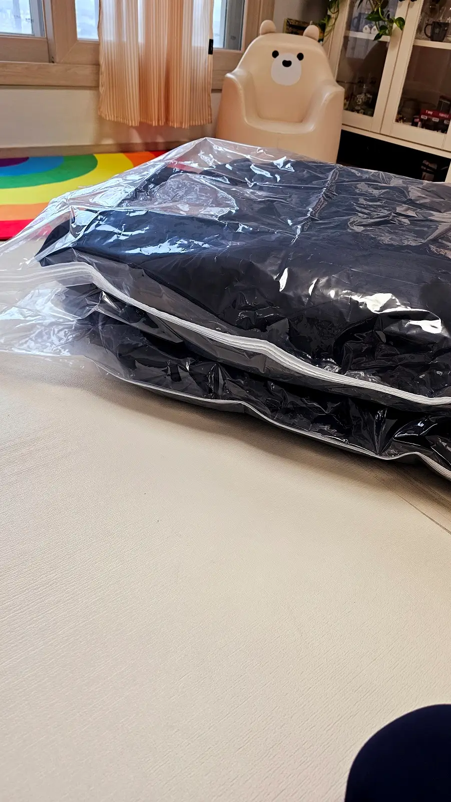 코멧 옷걸이형 압축팩 압축전