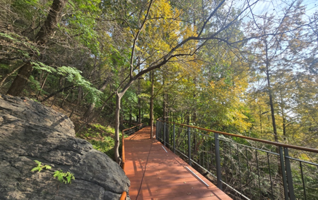 무장애길 전망대 갖춘 남산 하늘숲길 개방