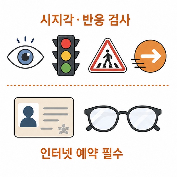 자격유지검사 항목과 준비물 안내