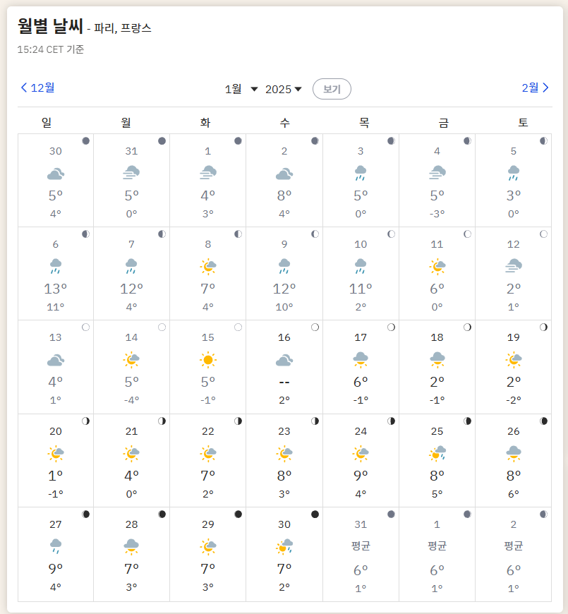 날씨정보확인