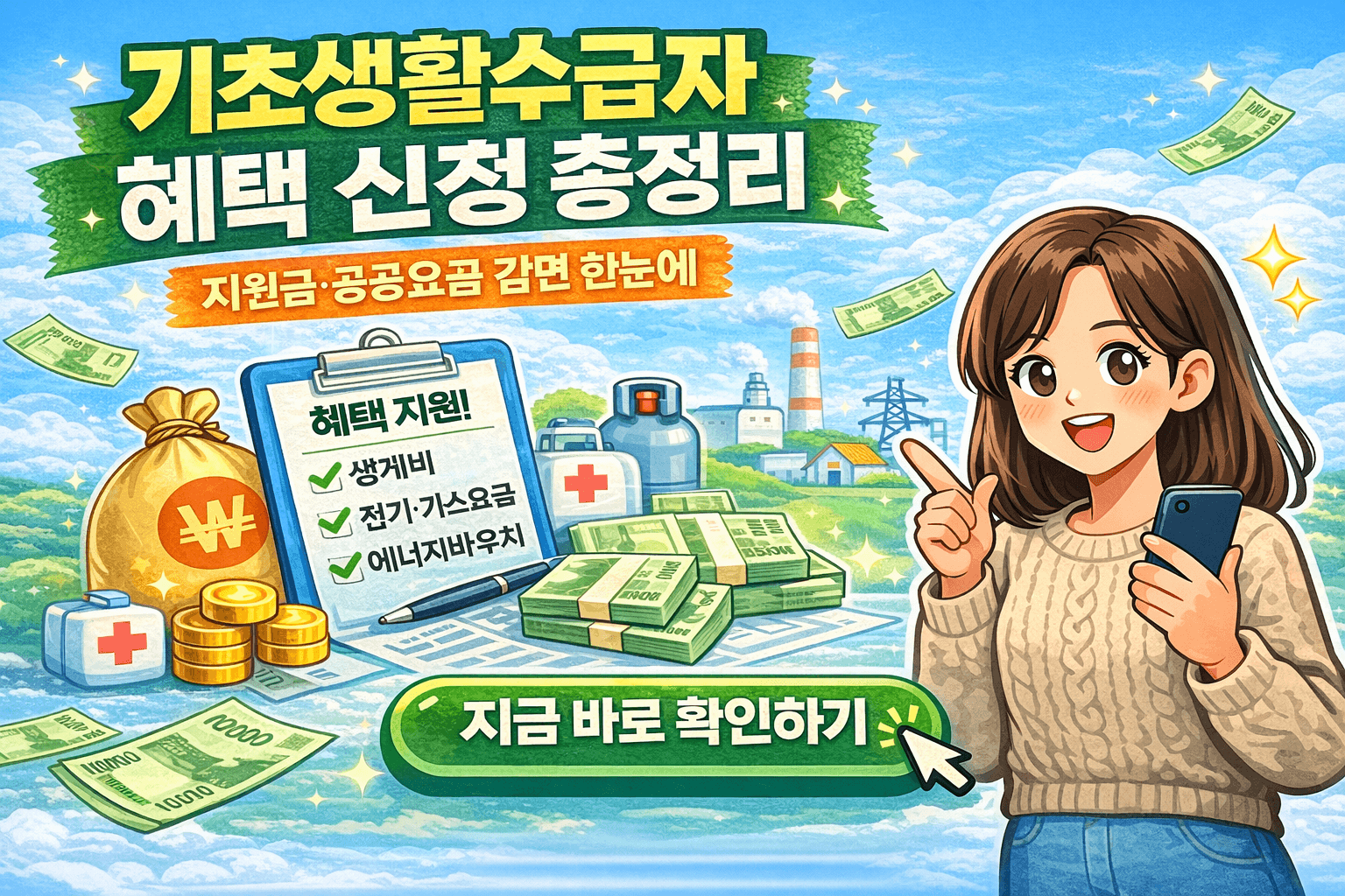 기초생활수급자 혜택 신청