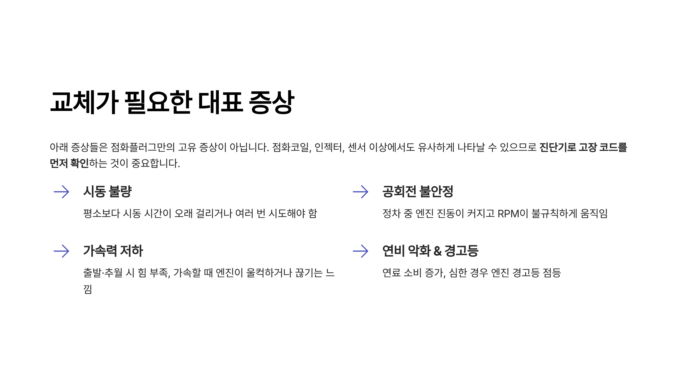 자동차 점화플러그 교체비용 점화플러그 교체시기