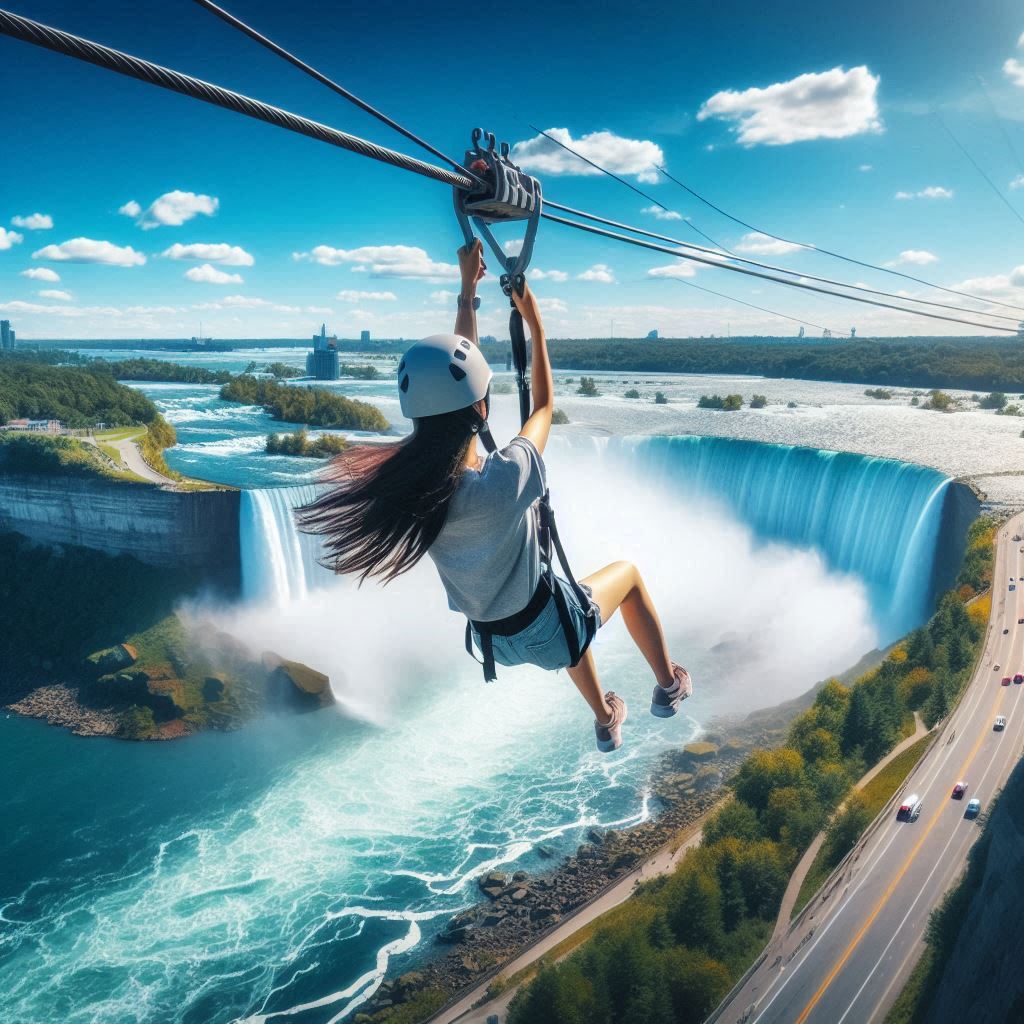 나이아가라 관광 쇼핑 짚라인 주차