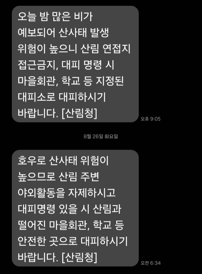 긴급문자