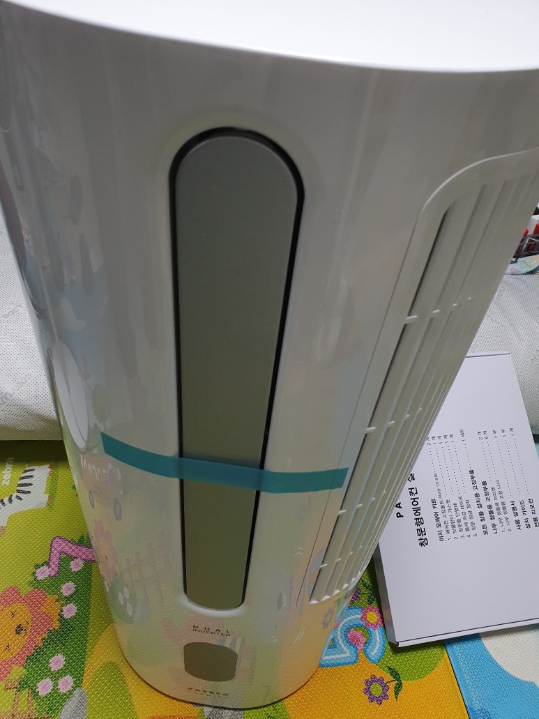 파세코 프리미엄 창문형에어컨 패브릭실버 PWA-3400W