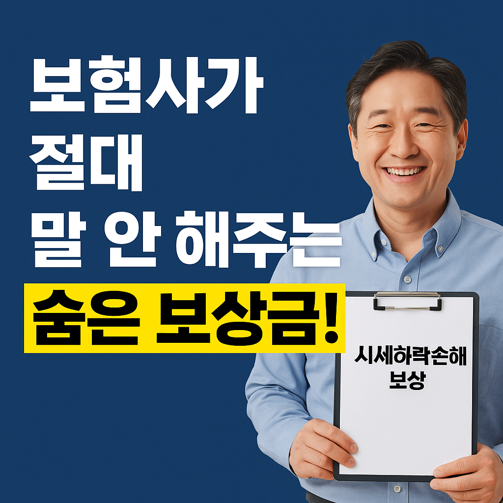 보험사에선 절대 말 안 해주는 보상금 2가지 – 시세하락손해·자기부담금 환급 썸네일