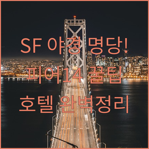 샌프란시스코 야경 명당 피어 14 촬..