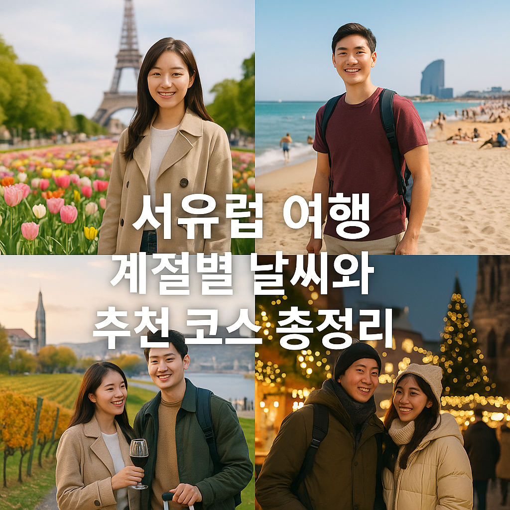 서유럽 여행 계절별 날씨와 추천 코스 총정리