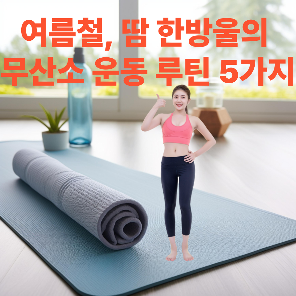 여름철, 땀 한방울의 무산소 운동 루틴 5가지