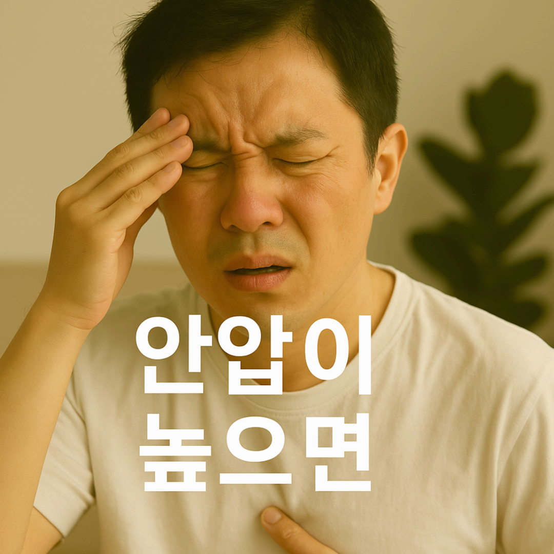 안압이 높으면 시력 손상 위험이 커져요