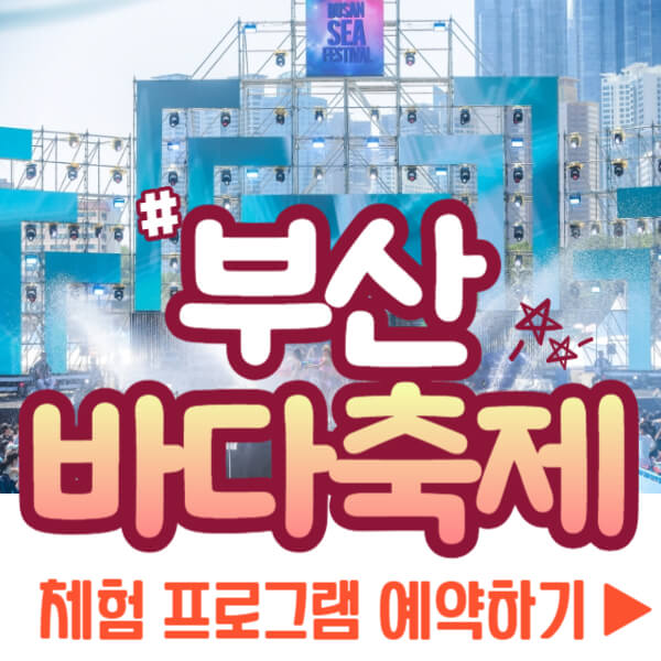 부산바다축제 체험 예약