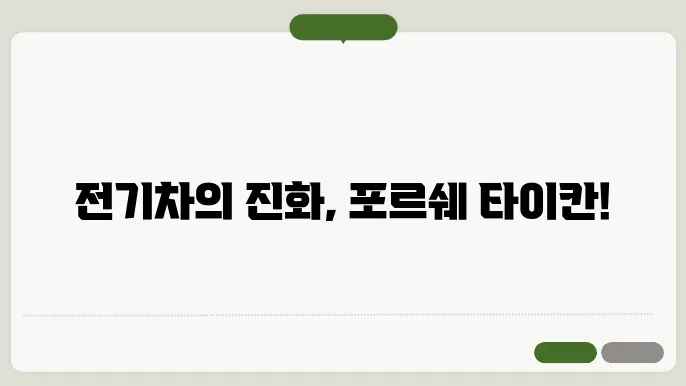 포르쉐 타이칸