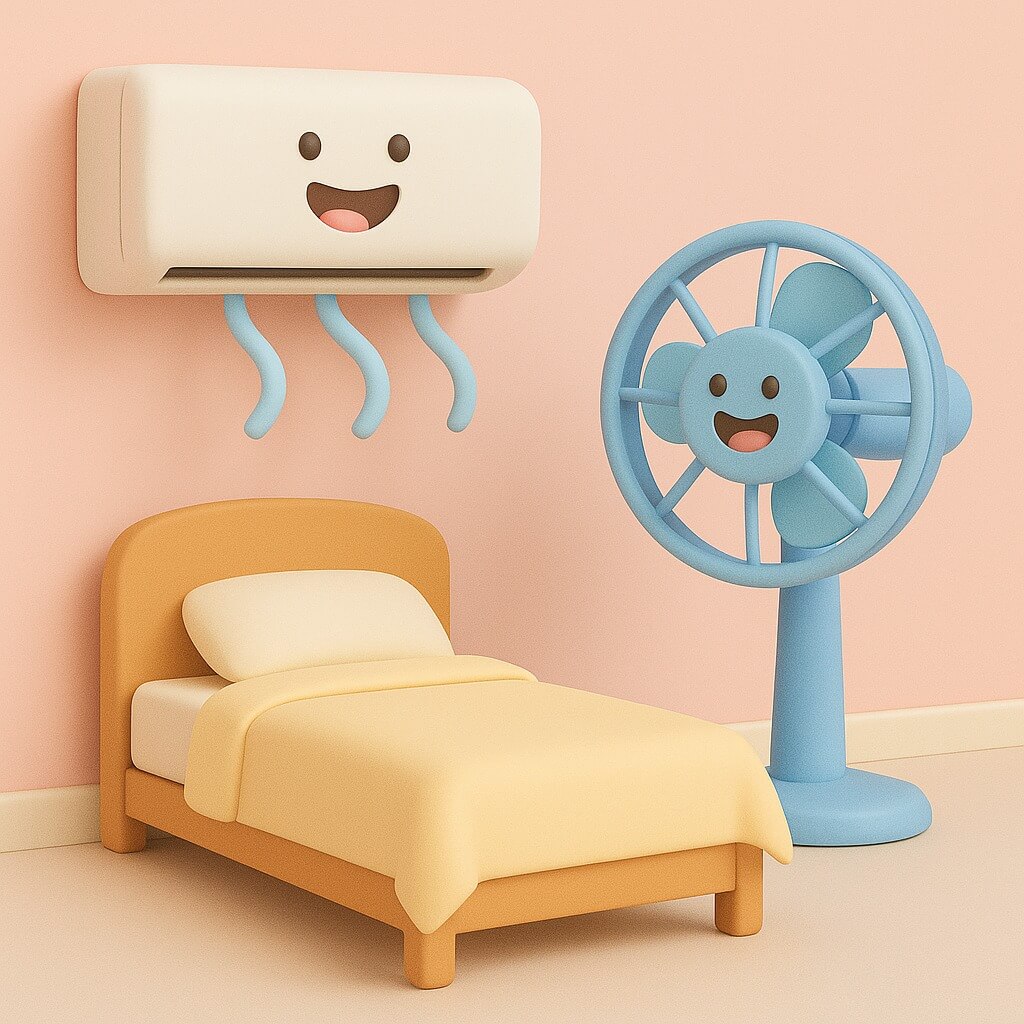 선풍기 활용하면 벽걸이 에어컨 한대 값을 번다!