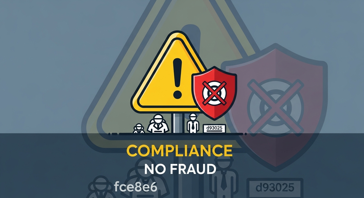 세무조사 위험과 가공경비 금지를 경고하는 표지판. 정직한 세금 신고의 중요성을 강조하는 이미지.